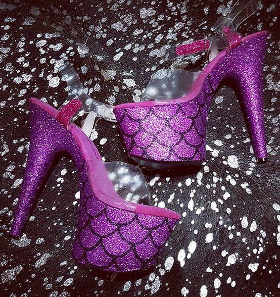 7" Fuchsia Mermaid