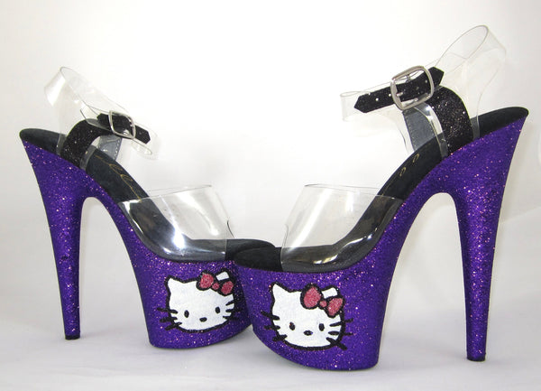 7" Purple Hello Kitty
