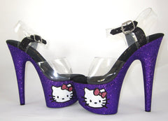 7" Purple Hello Kitty