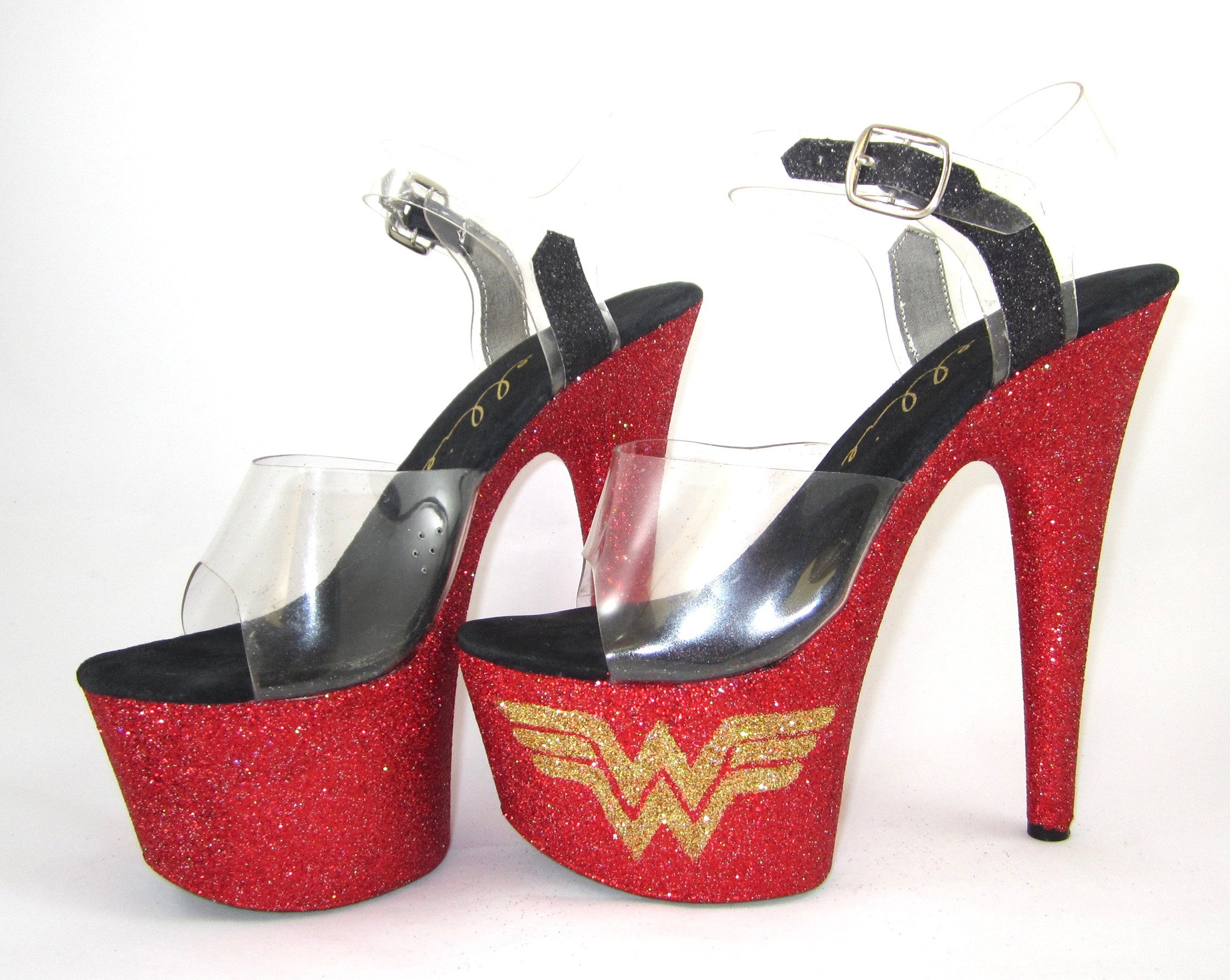 7" Wonder Woman Glitter Heels