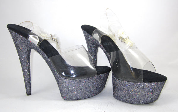 6" Gunmetal with Black Footbed