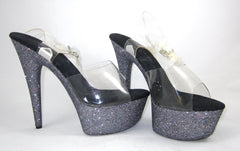 6" Gunmetal with Black Footbed