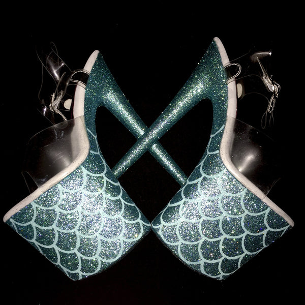 8" Turquoise Mermaid