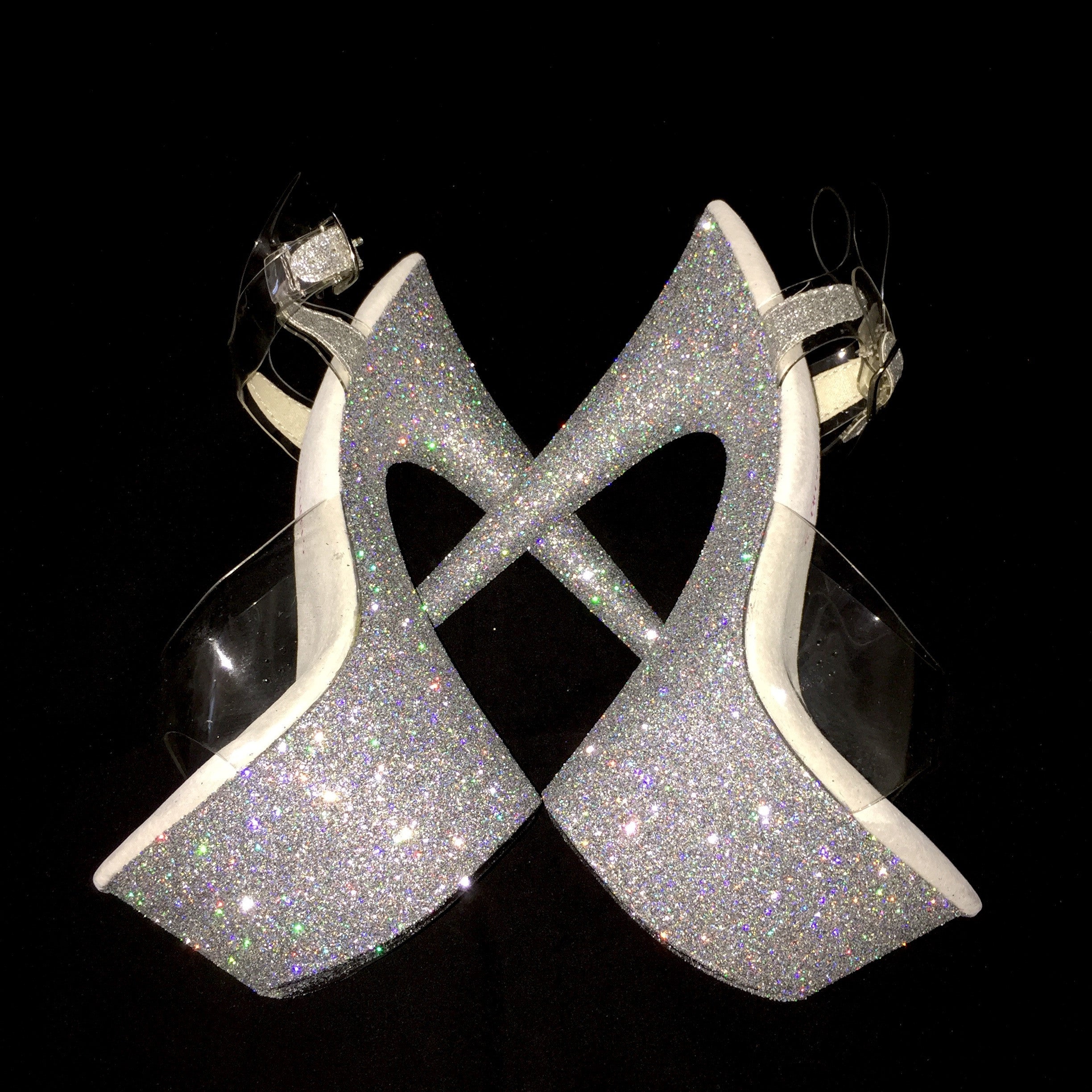7" Silver with White Footbed