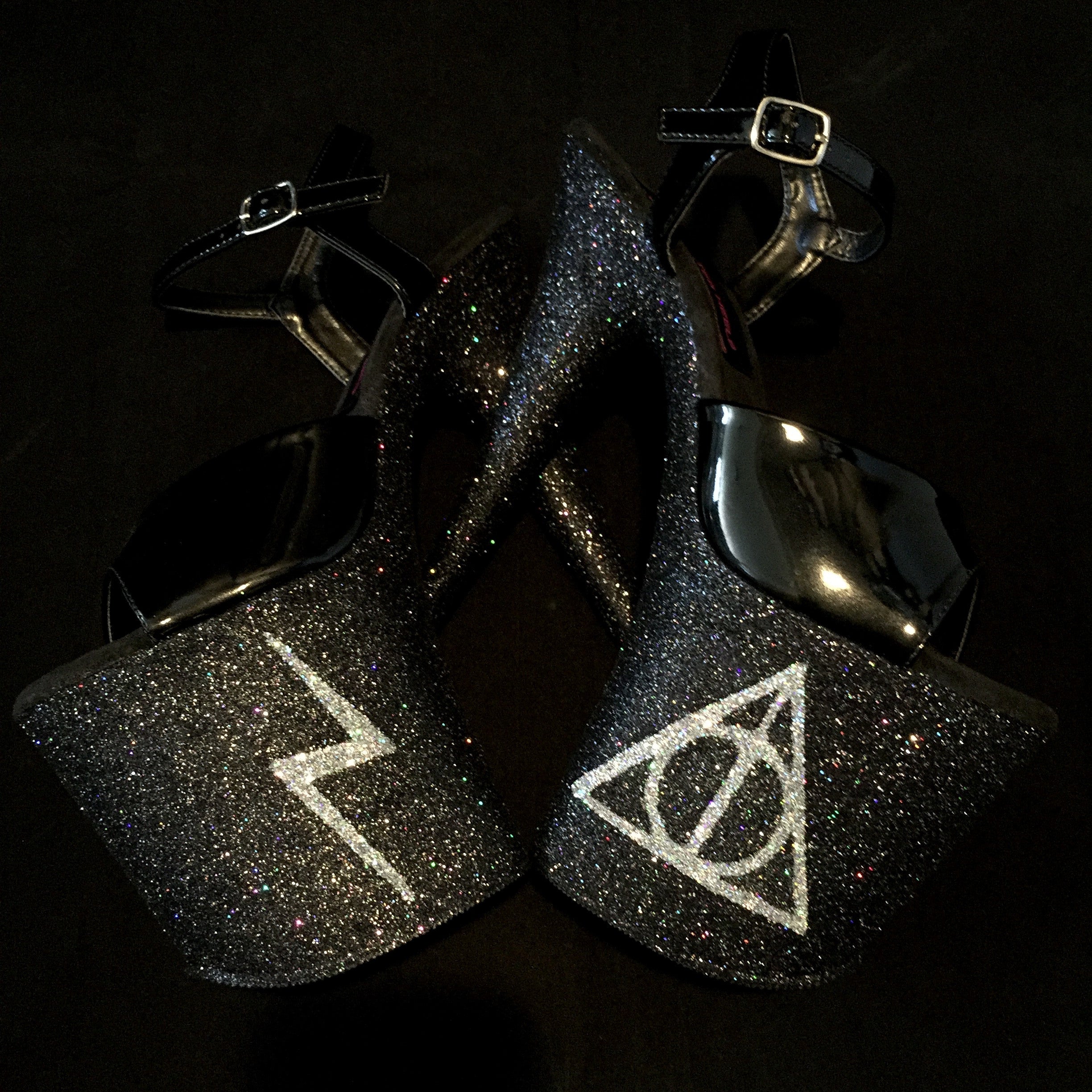8" Harry Potter VEGAN Glitter Heels