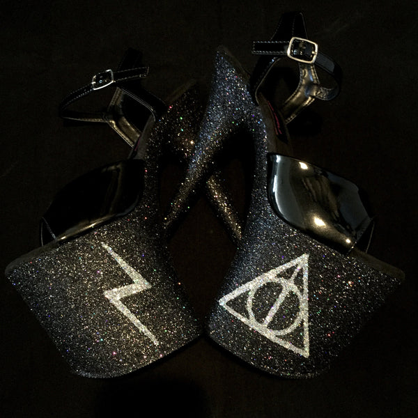 8" Harry Potter VEGAN Glitter Heels