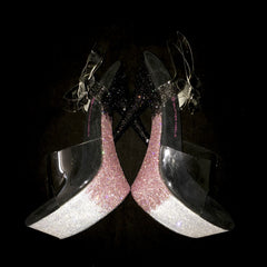 6" Snow-Pink-Black Ombre