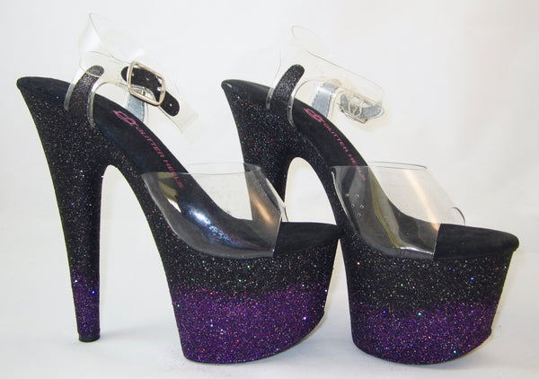 7" Purple Shadow/Black Ombre