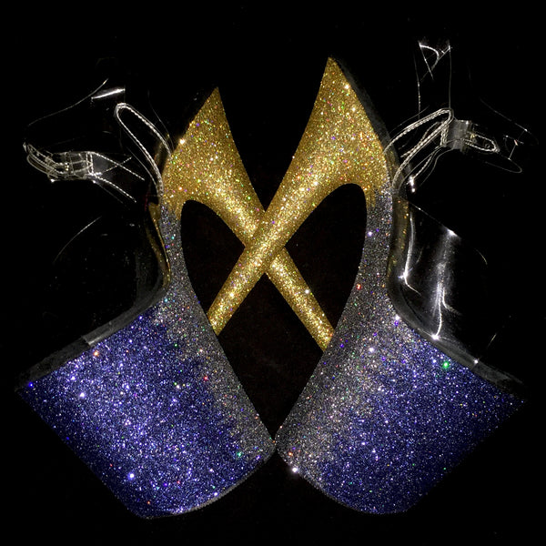 8" Sailor- Gunmetal- Gold Ombre