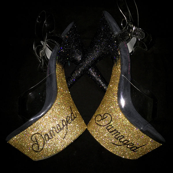 7" Gold-Black Ombre Harley Quinn & Joker Forever